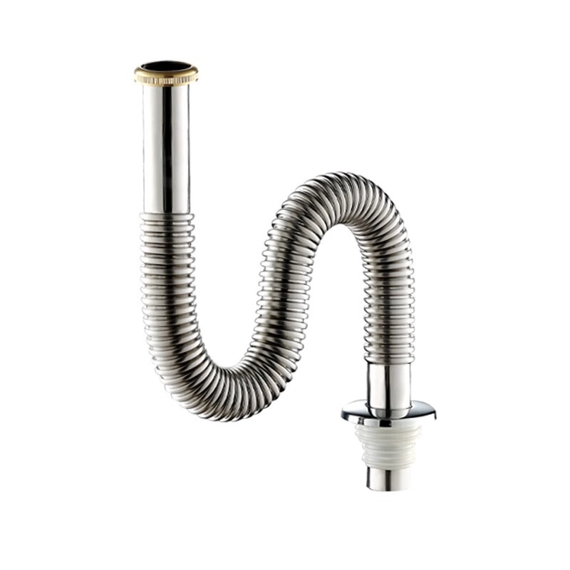 洗面器洗面器304ステンレス下水管ホース洗面器部品台盆ベローズ防臭排水管|undefined