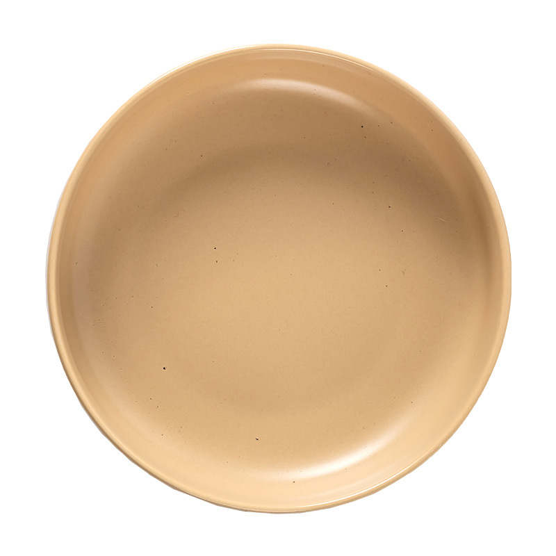 Cuencos de cerámica de color universal cuencos de platos domésticos cuencos de platos occidentales mate cuencos de ensalada de frutas de color sólido nórdico cuencos de cubiertos simples