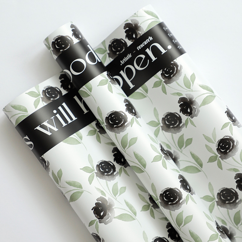 Huaxi Rose Garden flor de embalaje de papel de comercio exterior transfronterizo ramo de flores regalo diy florista flor de paquete de flores image 12
