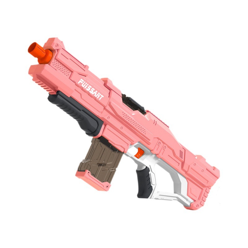Pistola de agua eléctrica transfronteriza absorción de agua automática pistola de agua de alta presión juguete pelo continuo gran capacidad pistola de agua eléctrica pistola de juguete