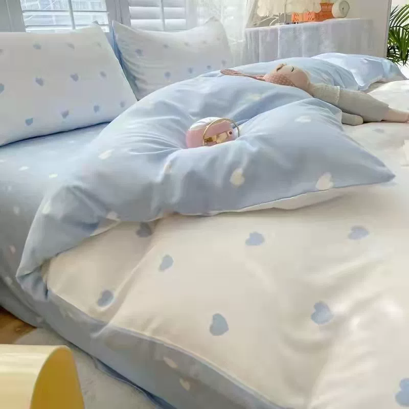 Duvet Cover Bedding Set, Thickened Microfiber, Kids 3–4 pcs, Multiple Sizes (1.2–2.2 m)