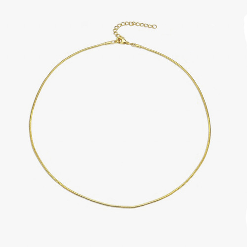 Cross-border minimalist snake chain necklace for men, Instagram trendy sweet and cool personality, hip-hop style simple pendant chain