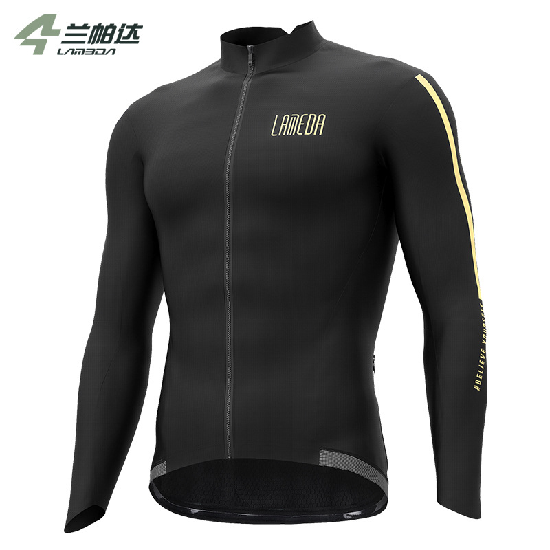 Lampada Windy Winter Windproof Fleece Warm Thickened Cycling Clothing Men's Autumn and Winter Fleece Jacket Road Bike