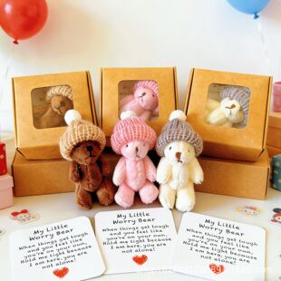 Mini Plush Teddy Bear in Box�羳�ڴ�̩��������ë�q�ܺ��b�Y��