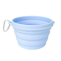 戶外野餐便攜硅膠摺疊碗食品級旅行泡麵碗野營伸縮露營漱口摺疊杯