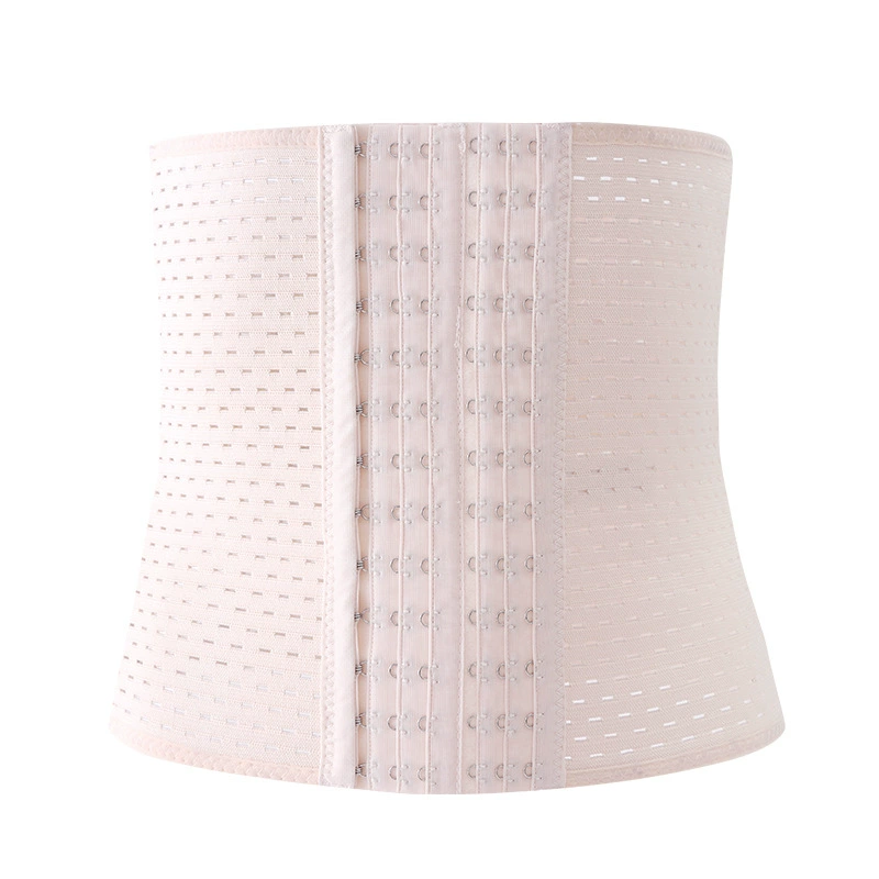 Послеродовой корсет для живота с 6 рядами и 13 пряжками, регулируемый, с отверстиями, для женщин, от производителя корсетов с рядными пряжками.
