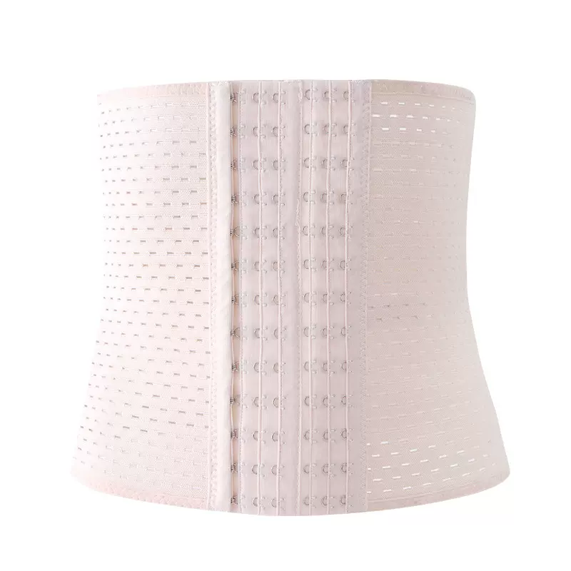 跨境收腹带6排13扣镂空产后束缚调整型腰封束腰带女收腹厂家排扣.