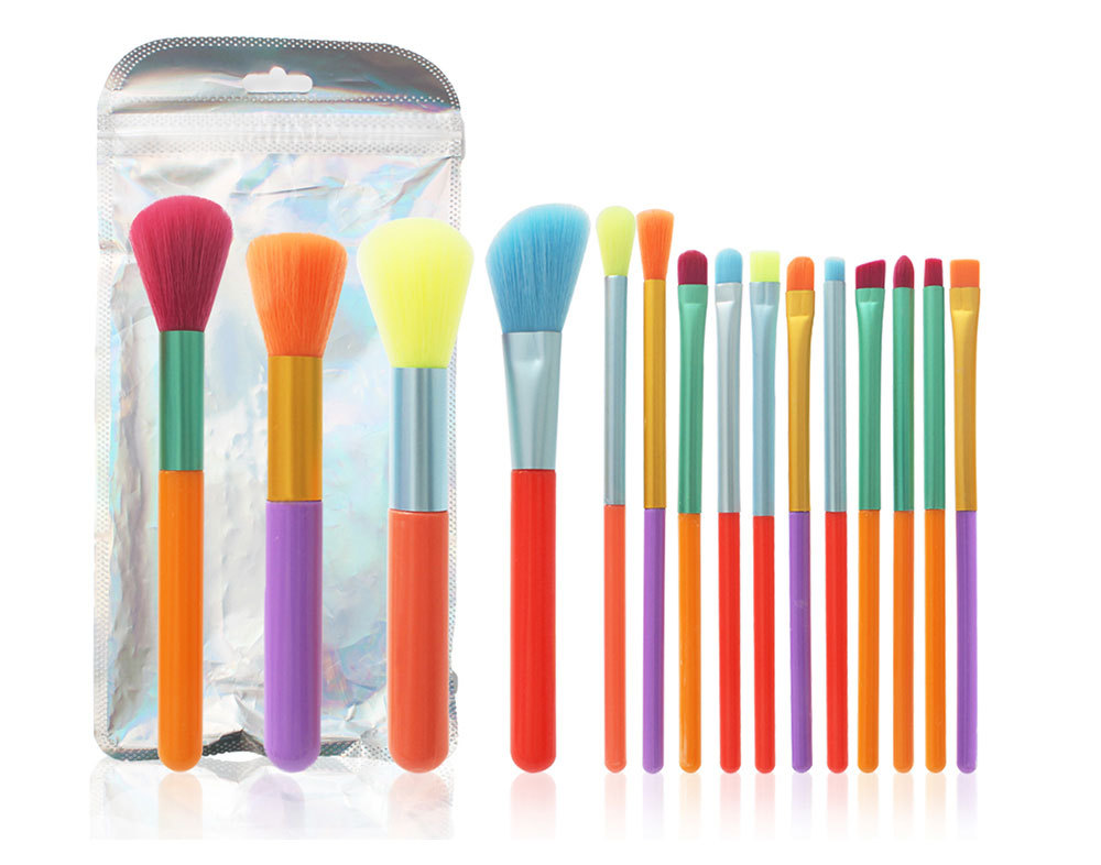 Casual Artificial Fiber Plastic Plastic Handle Makeup Brushes 1 Set display picture 1