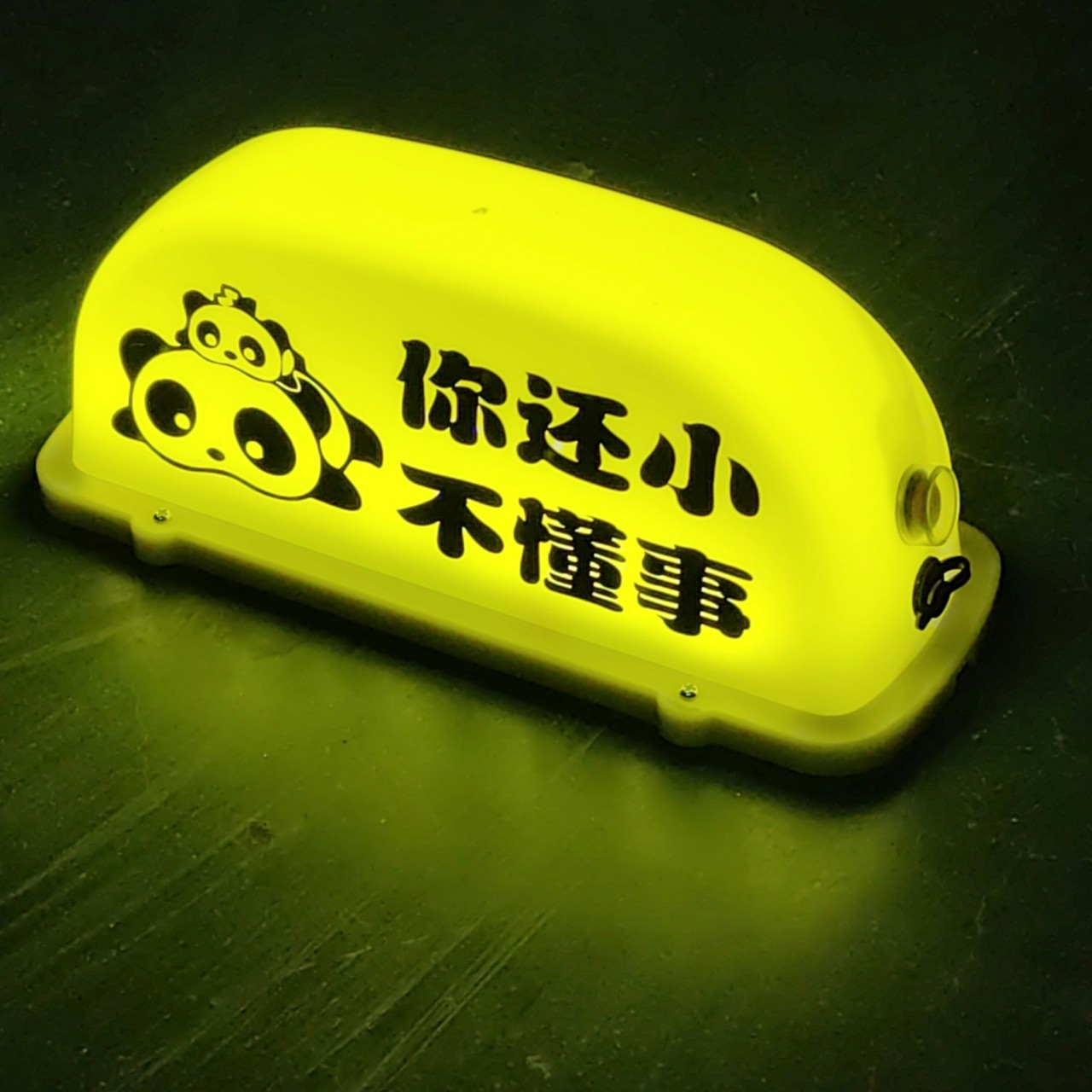 Car dome light toy car out of pig car baby bus funny shopping advertising magnetic decorative lights