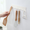 originality After the door Hooks Strength Punch holes kitchen Refrigerator Shelf Iron art Sticking hook Storage rack Coat key