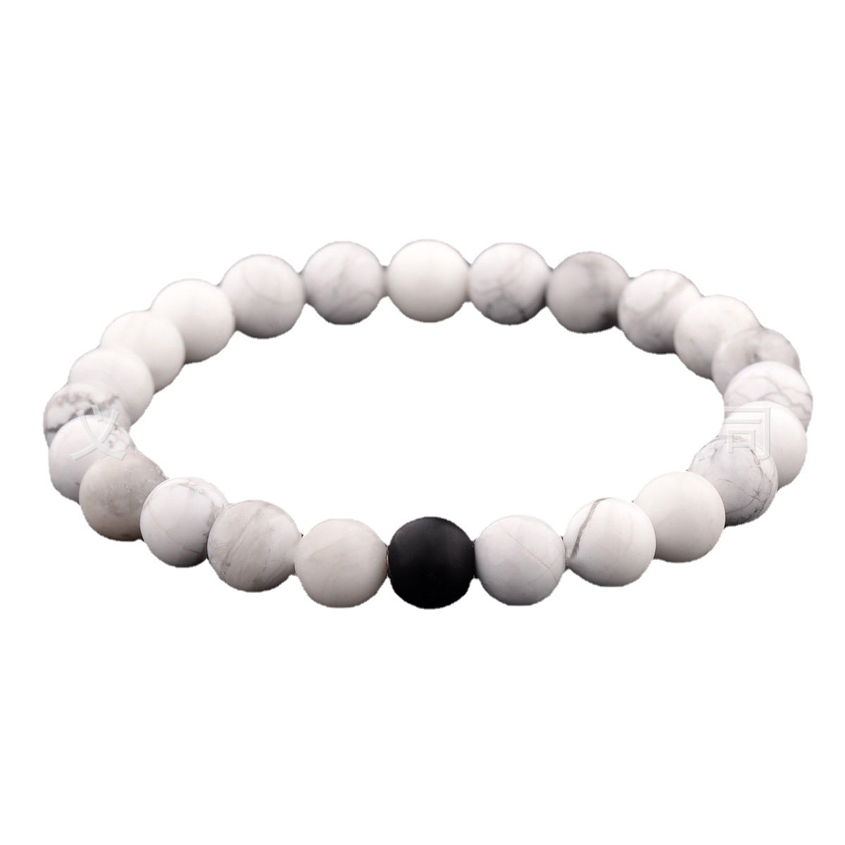 matte turquoise fashionable beaded bracelet handmade natural stone