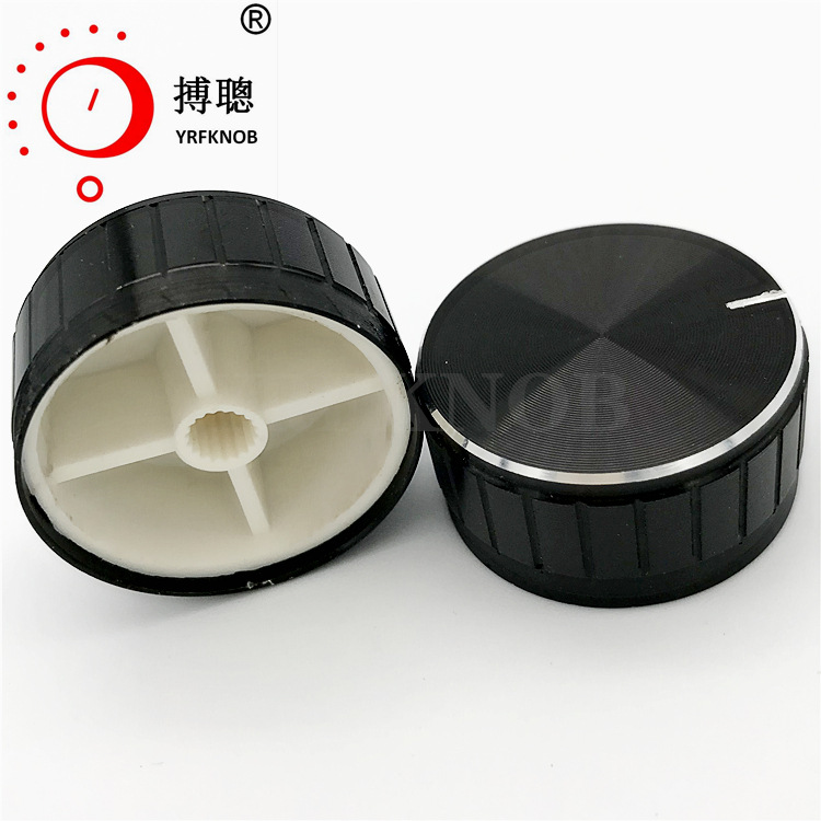 铝合金旋钮35*17黑色切线直身功放音量旋钮电位器旋钮