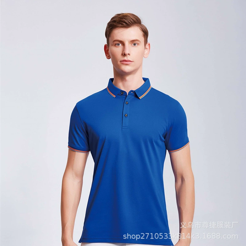Рубашка ПОЛО, рабочая одежда, летняя корпоративная рабочая одежда, оптовая продажа, рубашка с короткими рукавами и лацканами, культурная рубашка, рекламная рубашка с вышитым логотипом