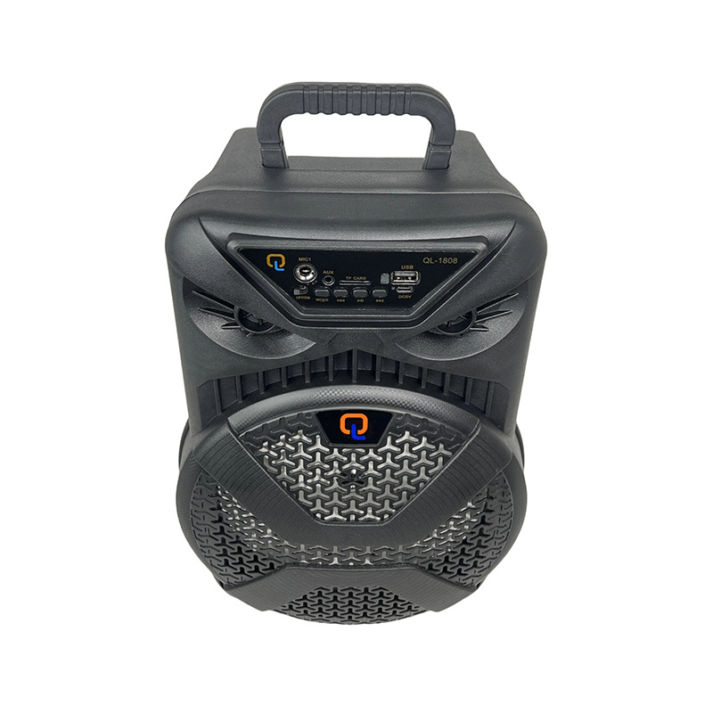 Fábrica de exportación directa de altavoces de 8 pulgadas 10W rodilla portátil de rueda universal Bluetooth con cable sin MOQ