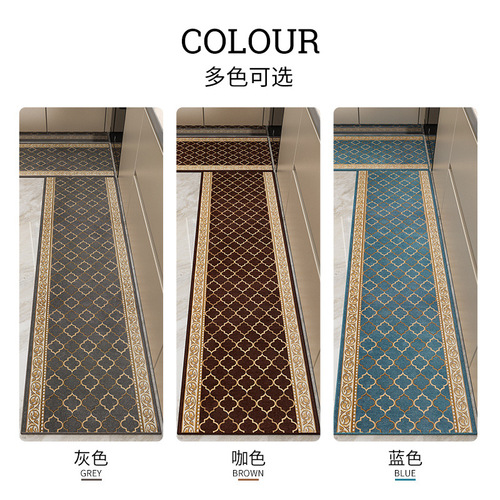 Household kitchen floor mats oil-absorbing non-slip long strips of absorbent mats kitchen dirt-resistant oil-proof and waterproof foot mats carpet