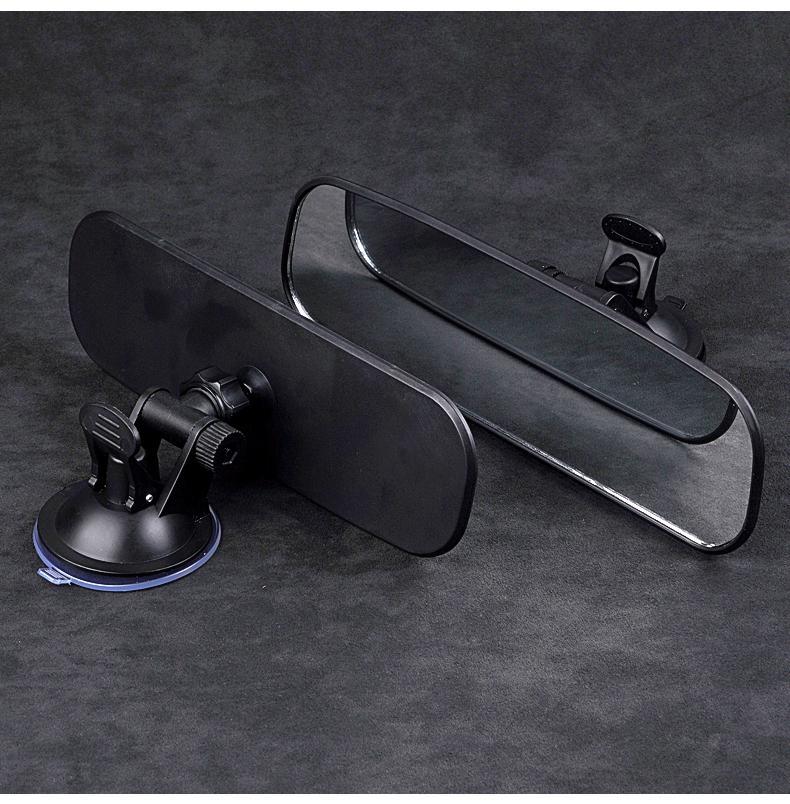 Car Interior Rearview Mirror with Suction Cup, Wide-Angle Electric Tricycle, Coach Car Auxiliary Driving Rearview Mirror Modification