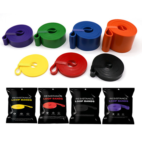 Elastic band fitness men's resistance band strength training women's yoga pull band flat rubber band pull-up assistance