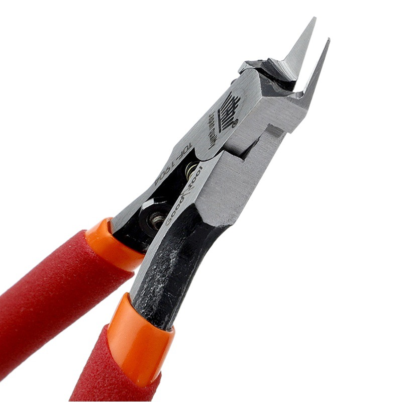 Tuofu TOF Gundam modelo montado alicates de agua de una sola hoja doble ultrafino modelo alicates de corte pick-up Vice Alicates de corte hechos a mano