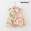 Colorful flowers in dress (send flower bag)