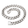 Fashionable accessory stainless steel, chain, necklace, European style, wholesale, simple and elegant design