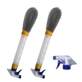 三合一汽车清洗钢圈刷汽车清洁用品魔力刷洗车神器轮胎刷喷水轮毂