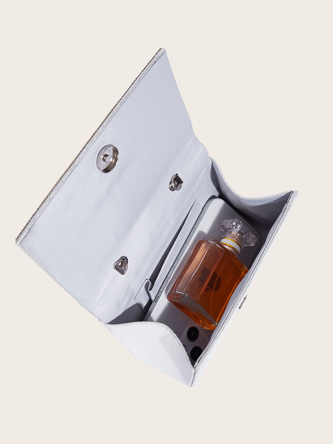 Nuova borsa da sera lucida da donna, elegante, in PU, per matrimoni e feste_voghion.com