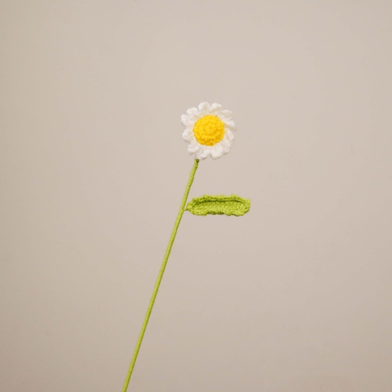 成品手工钩织毛线编织小雏菊花束创意永生花仿真花情人节礼物闺蜜|undefined