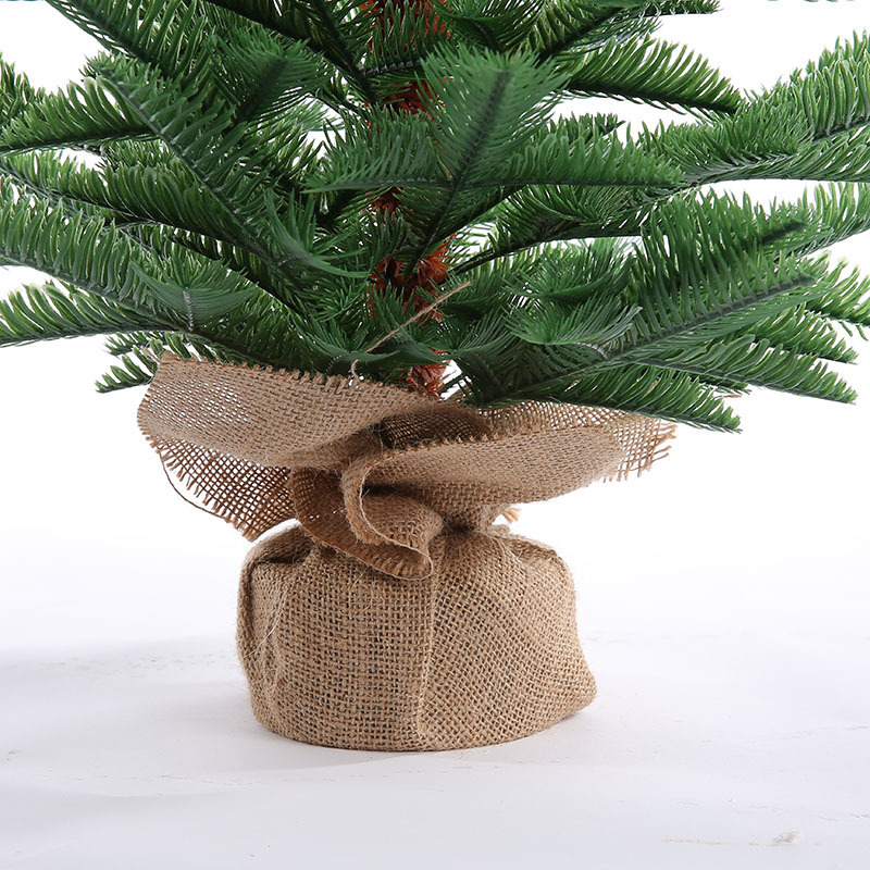 Transfronterizos venta caliente árbol de Navidad artificial árbol de escritorio pe decoración de Navidad decoración de árbol de Navidad pequeño árbol de Navidad