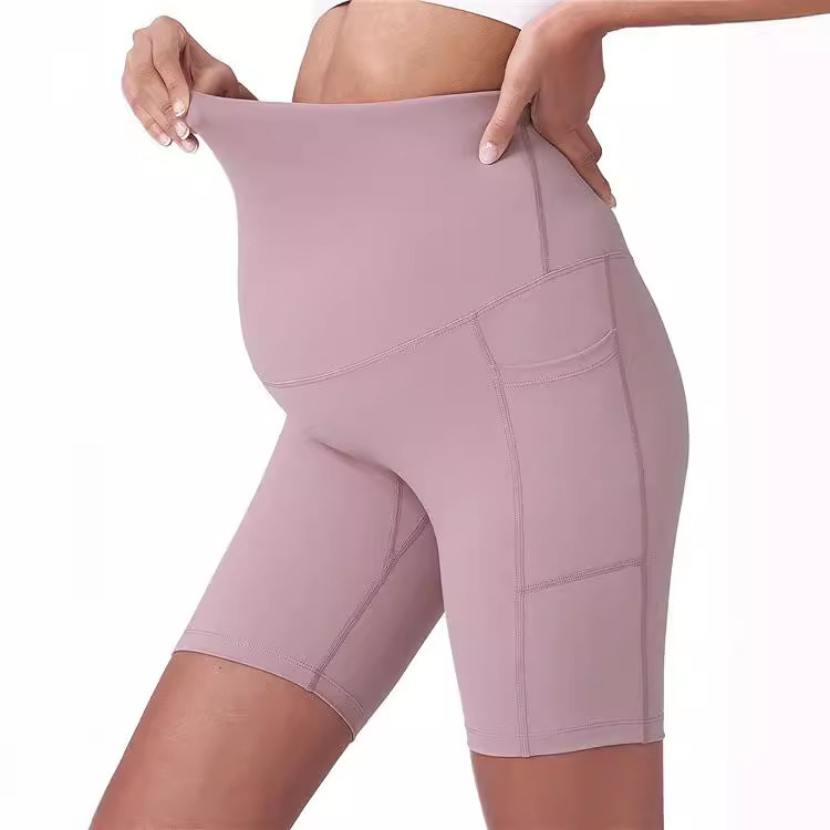 Amazon Europe and the United States new pregnant women sports hip yoga pants fitness running shorts belly YJ576