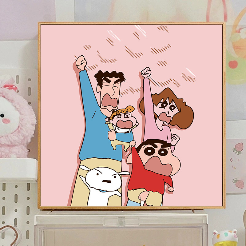 スポンジ・ボブ デジタル油絵 DIY 漫画アニメ 子供向け 手塗り装飾画 置物 環境に優しい|undefined