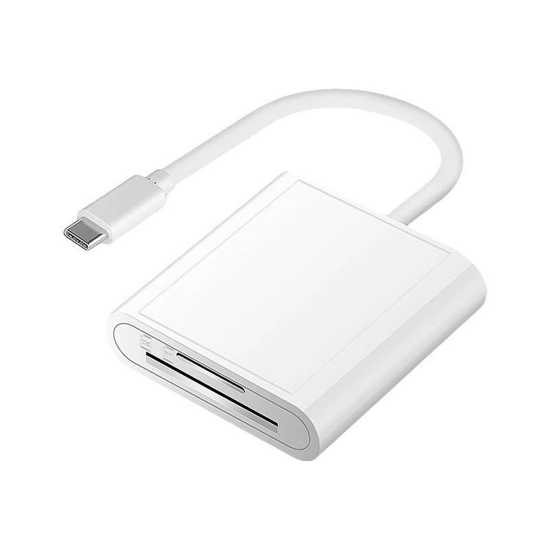 卸売り三合一OTGカードリーダーType-Cアダプタ多機能外付け携帯電話アダプタメモリカード|undefined
