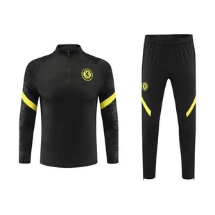 Cross-border Miami Home Half-Zip Long-Sleeved Football Training Suit suit Light Board Adult Sportswear
