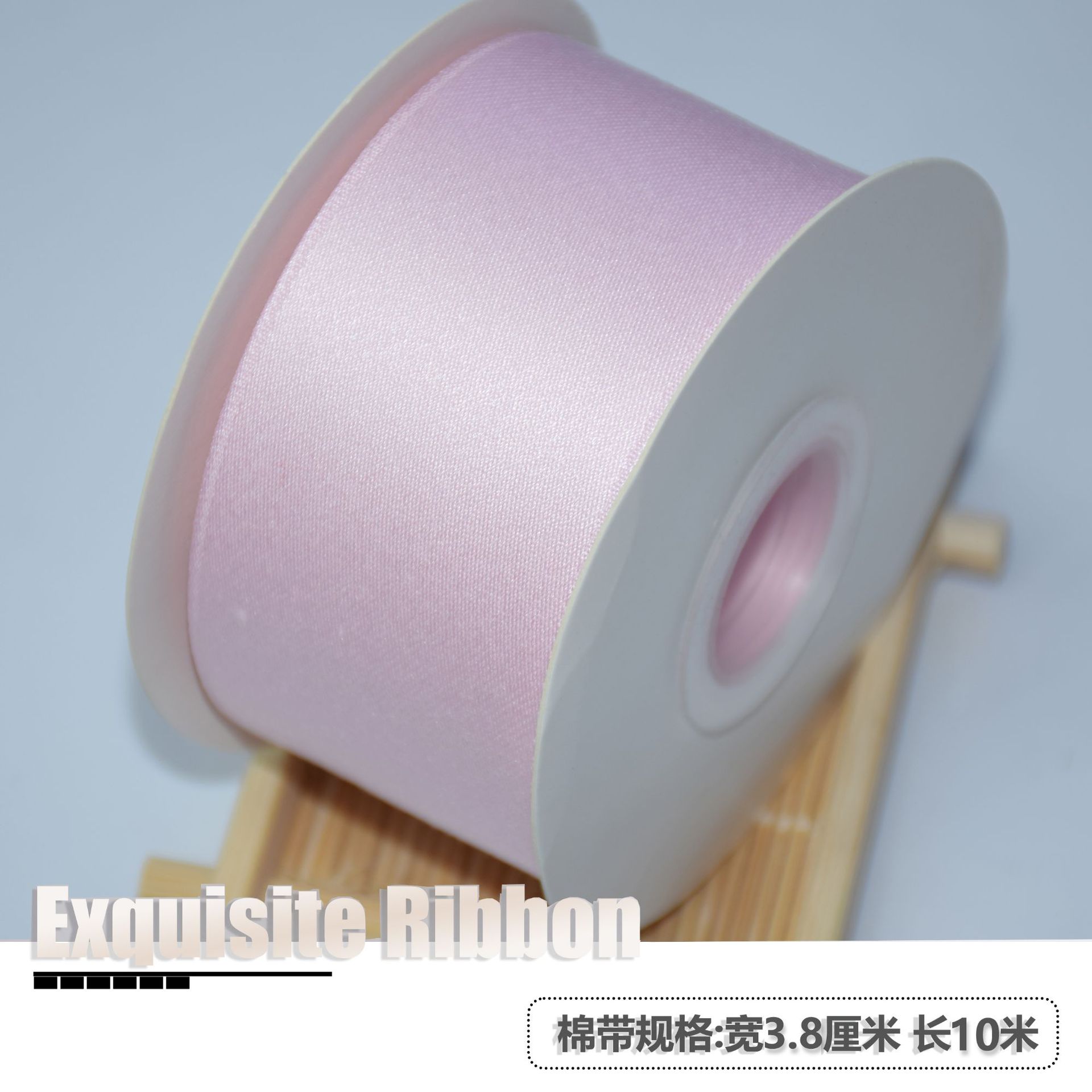 Cinta china del Día de San Valentín, cinta de algodón de poliéster mate de doble cara, lazo DM01, embalaje de flores, accesorios decorativos para ropa