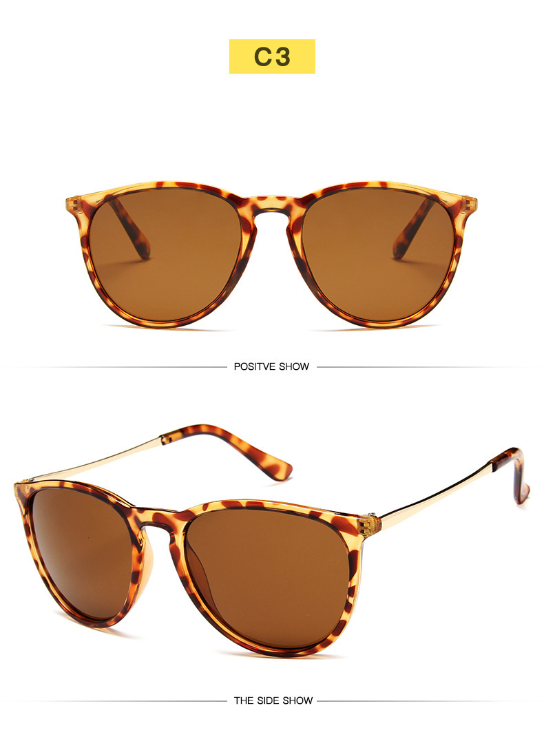 European and American Trend New Sunglasses Fashion Sunglasses Internet Popular Same Style Semi-metal Toad Glasses 4171_voghion.com