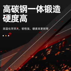 Hexagonal crowbar, high carbon steel flat head, thickened crowbar, heavy-duty prybar, steel solder warping tool, prybar and afterburner bar wholesale