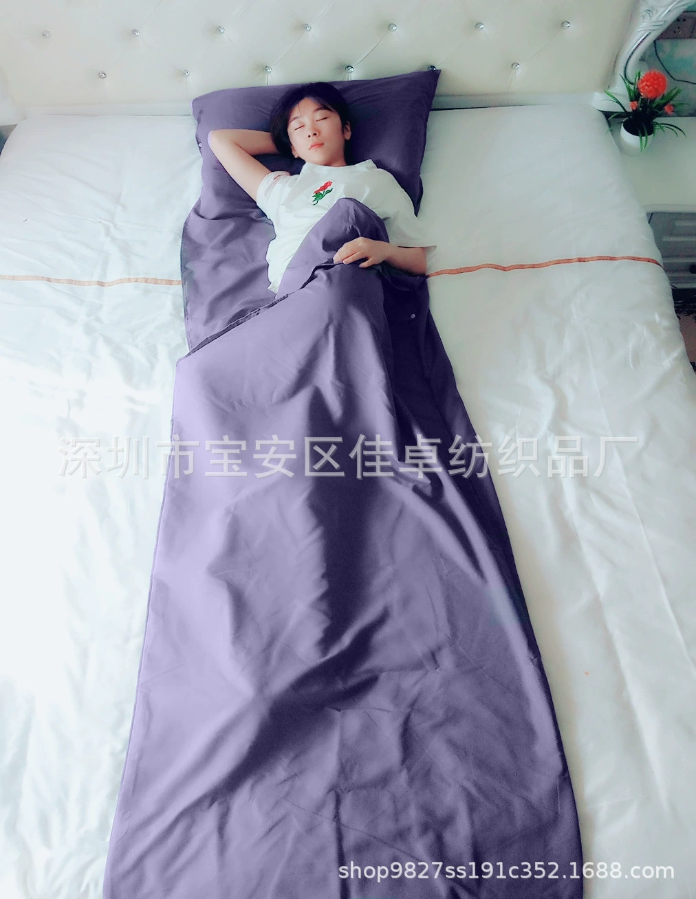 Ultra light handheld thin sleeping bag for adults for traveling, direct factory sales