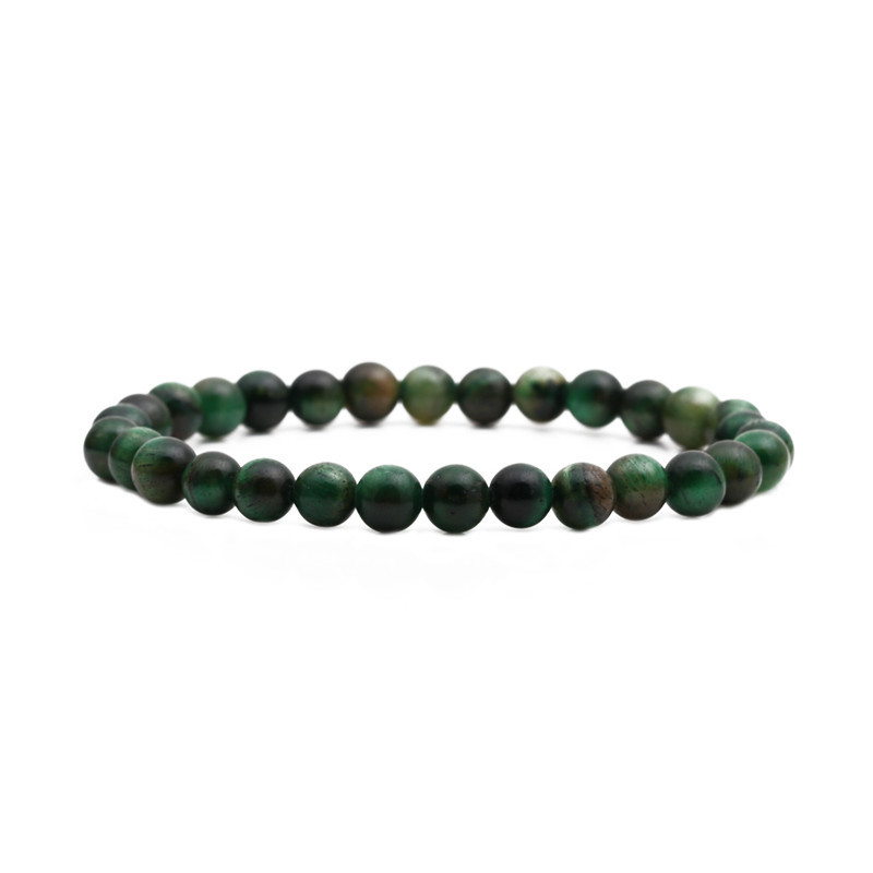green beaded bracelet