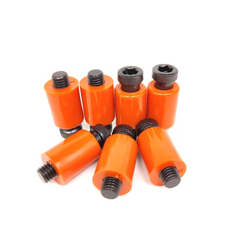Mold opening and closing mechanism imported high-temperature nylon pull hooks exhaust wear-resistant rubber plugs screws resin nylon latches