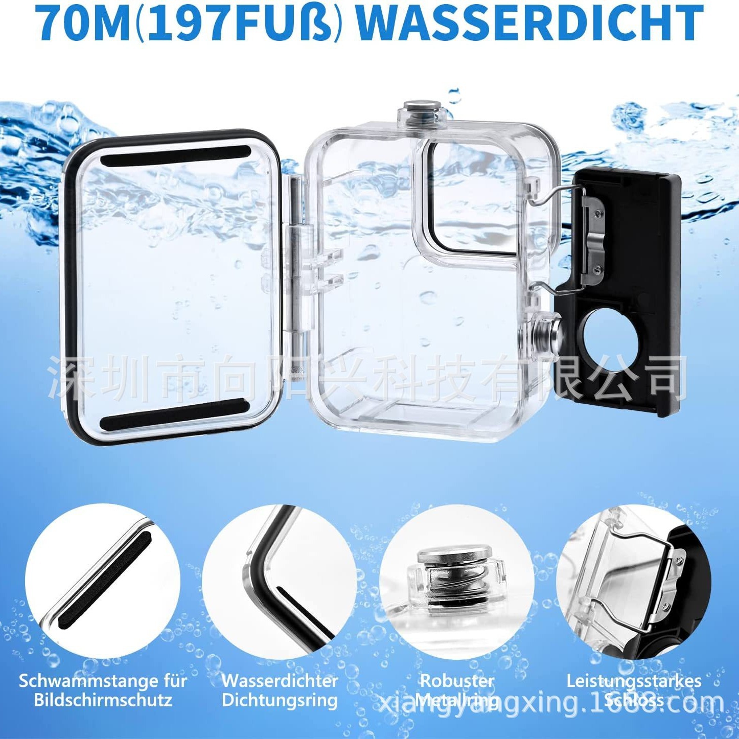 Accesorios DE LA CÁMARA GoPro traje 54 en 1 adecuado para héroe negro 12/11/10/9 Shell impermeable Correa pecho