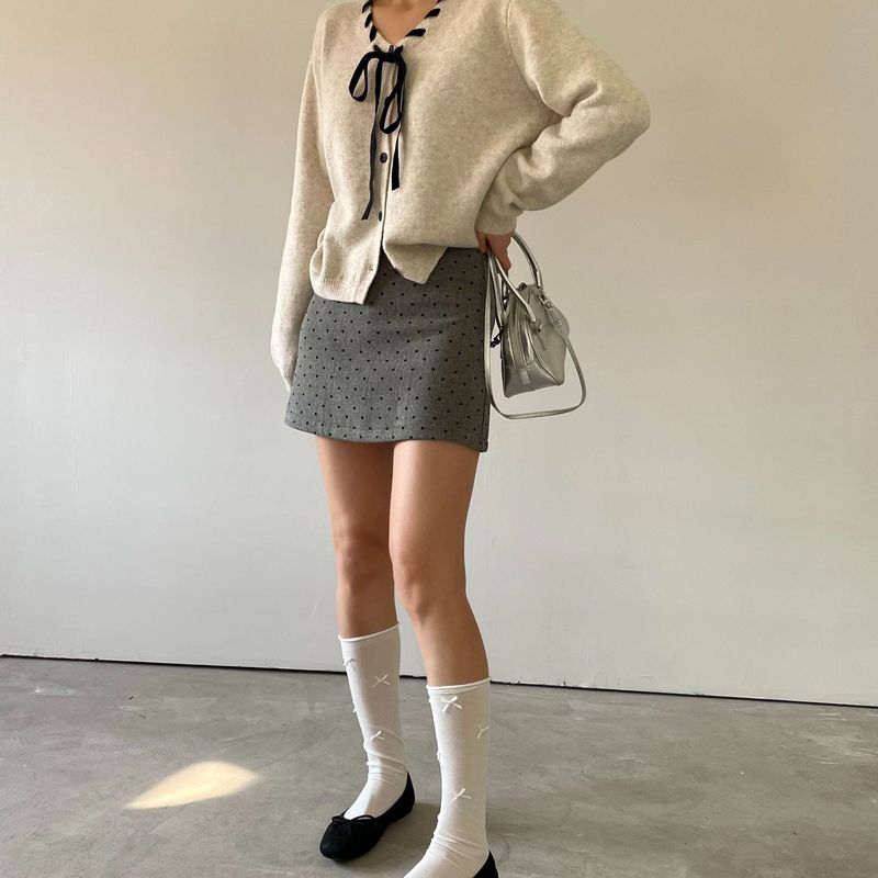 上海蘭芝ファッション愛の波のスカートの女性2025春の新型のハイウエストはやせています。|undefined