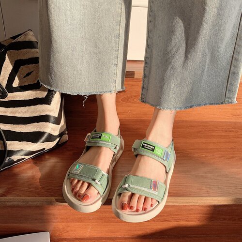 Women's sandals  summer new fashion outerwear flat beach slip-resistant soft bottom sports sandals cross-border wholesale