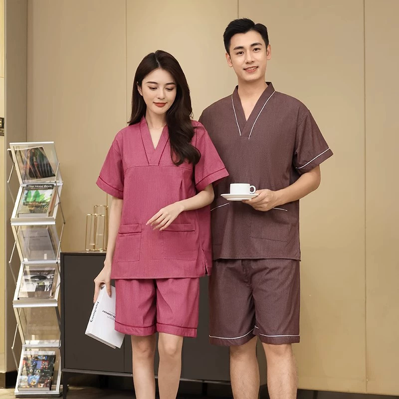 Новые мужские из вискозы и рами solid color свитер парение одежда для женщин большой размер баня центр банная одежда сауна одежда для гостей оптовая