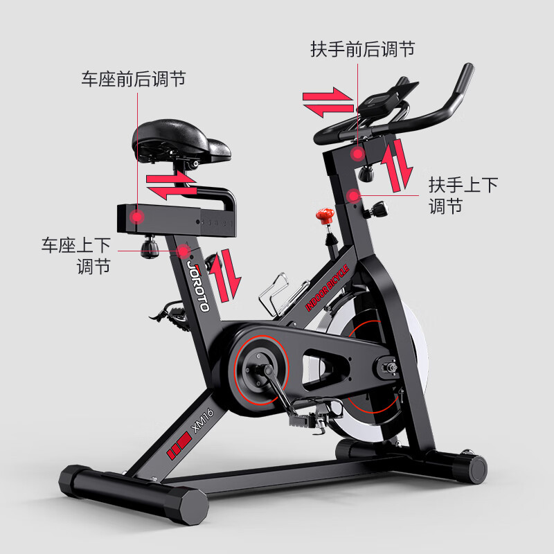 Dynamic Exercise Bike with Heartbeat Tracker 4