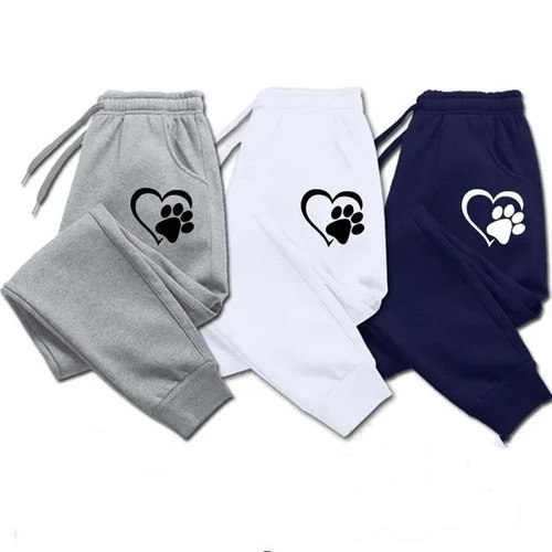 Men's and Women's Casual Print Leggings, Solid Color Padded Sweatpants, Long Fashion Sport Elastic Rope, Factory Wholesale, Logo Customization Available