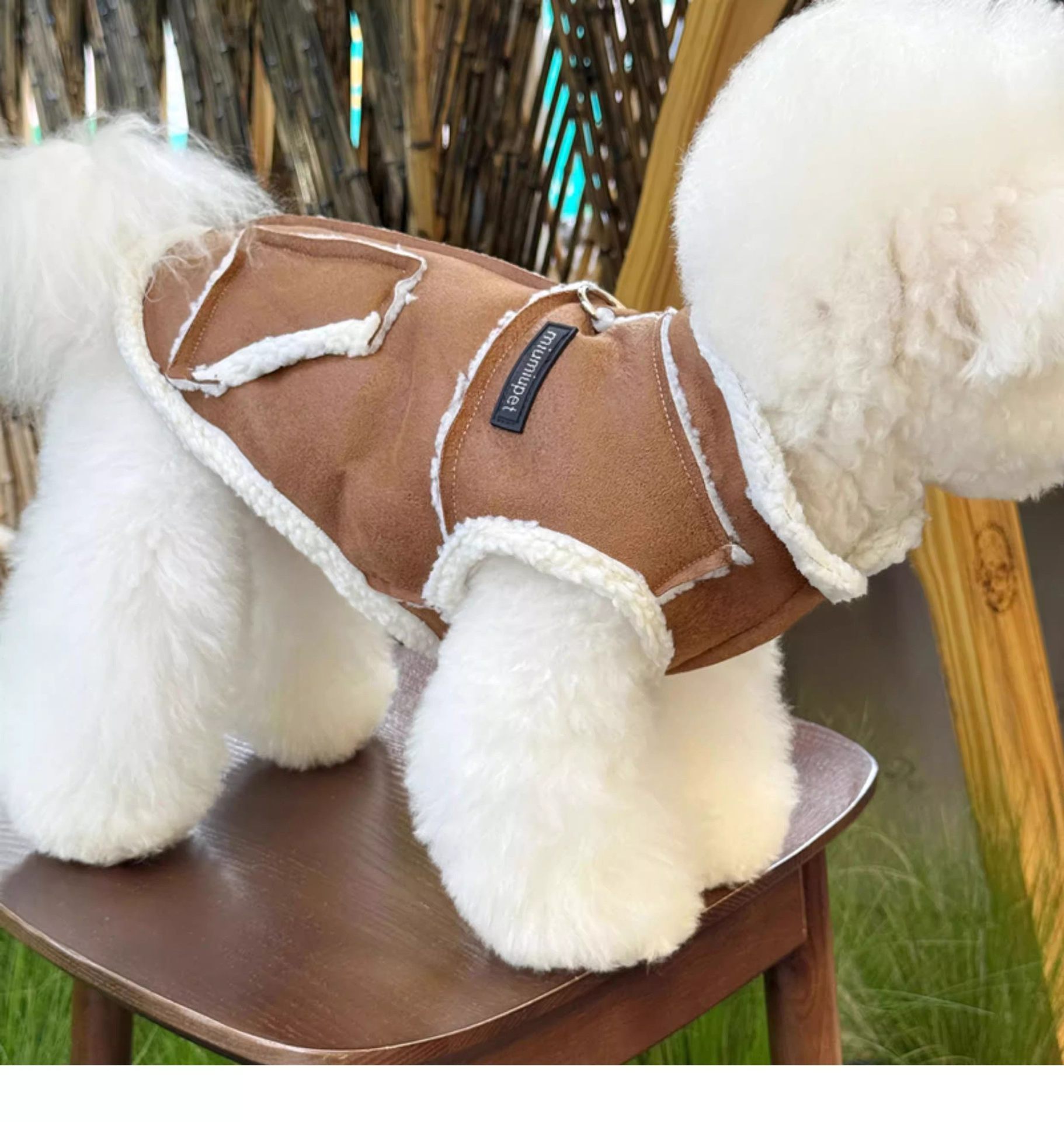Moletom com capuz de inverno para cães pequenos bichon yorkshire_voghion.com