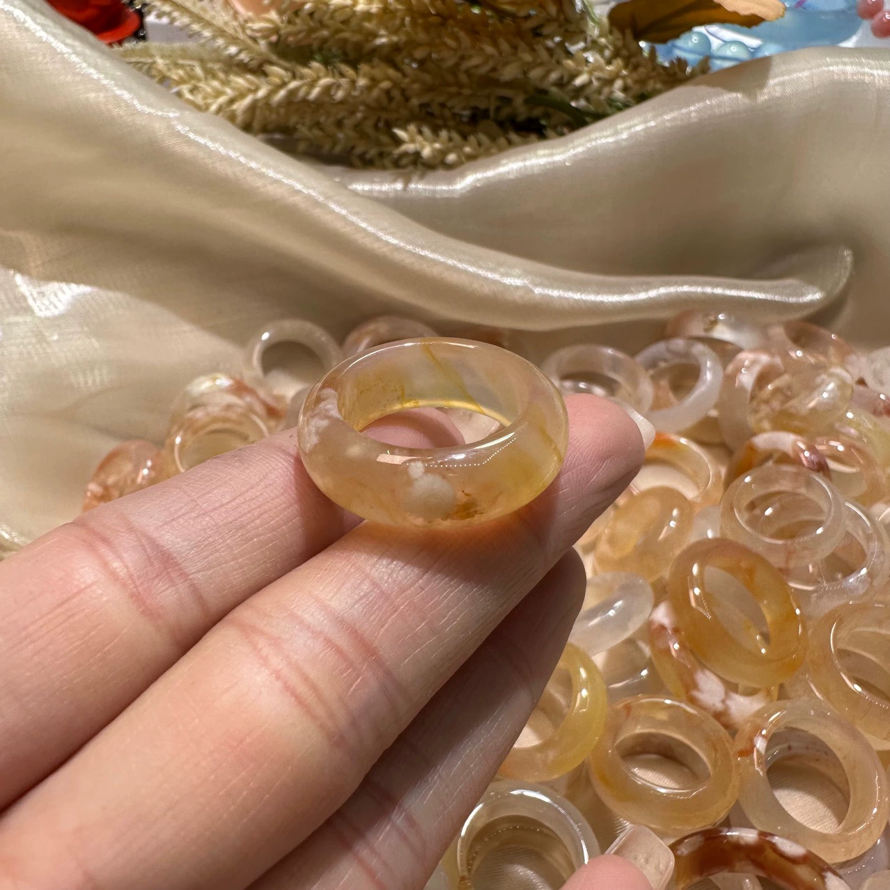 Кольцо Agate (ShangShangQian), аксессуар, украшение