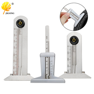 0-30/50/60mm Tire Pattern Vernier Depth Gauge Tire Pattern Ruler Pattern Security Tire Ruler Wholesale