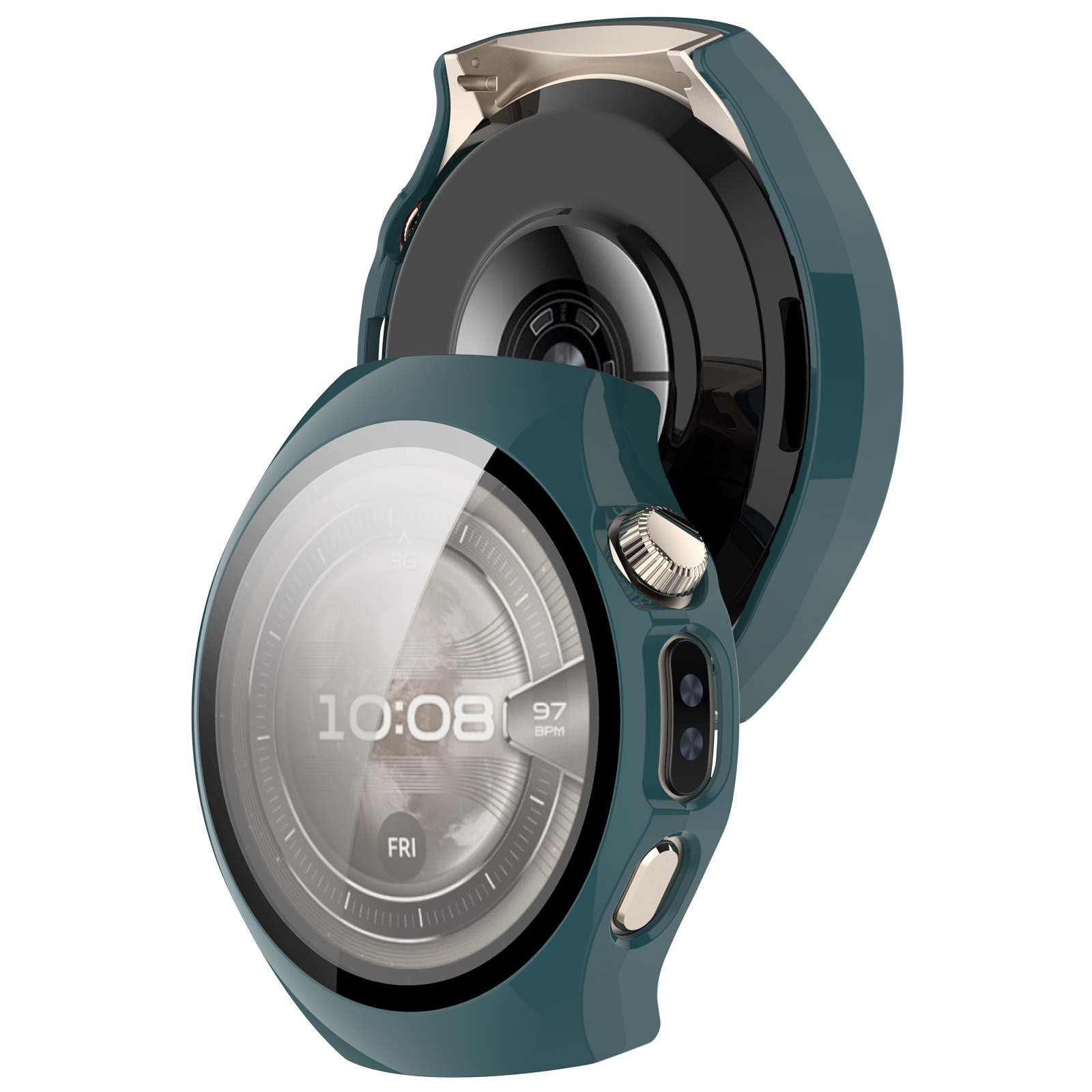 Xinyuan Shuntong is suitable for the Huawei watch5 protective case with a 42MM tempered film and a full 46MM integrated case and film watch case undefined