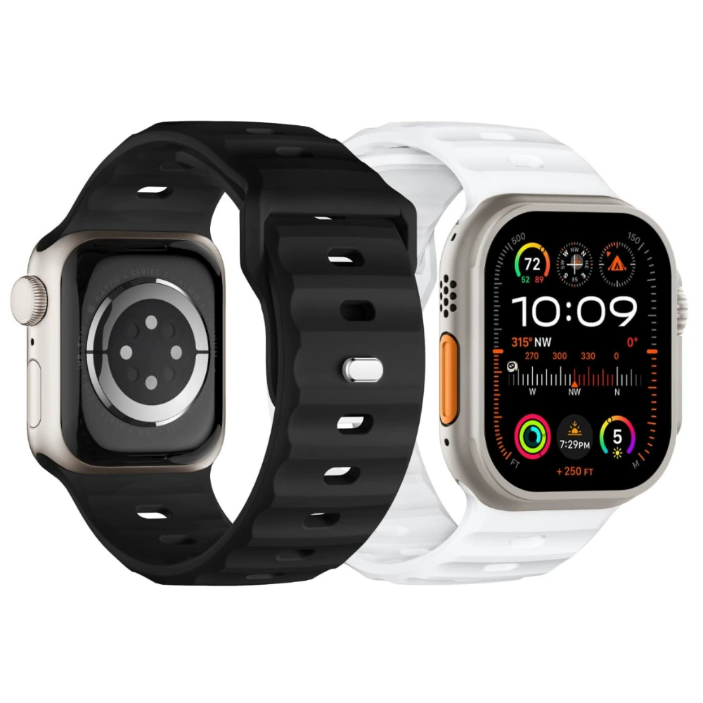 Кросс-борд горячая модель Подходит для applewatch Ремешок для apple watch монохромный силиконовый ремешок для часов S10 производитель точка