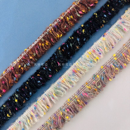 Manufacturer's In-Stock Spotted Mohair Yarn Lace, Autumn and Winter Style Crafts, Doll Clothing Decoration Accessories, Scarf Yy8 Manufacturer's In-Stock Spotted Mohair Yarn Lace, Autumn and Winter Style Crafts, Doll Clothing Decoration Accessories, Scarf Yy8